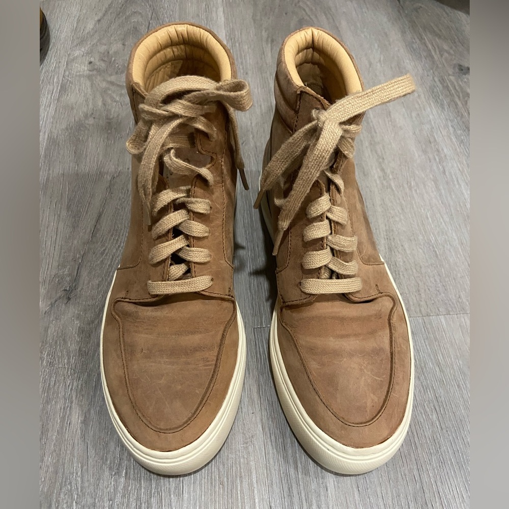 Nisolo Reina High-Top Sneaker- Light Brown